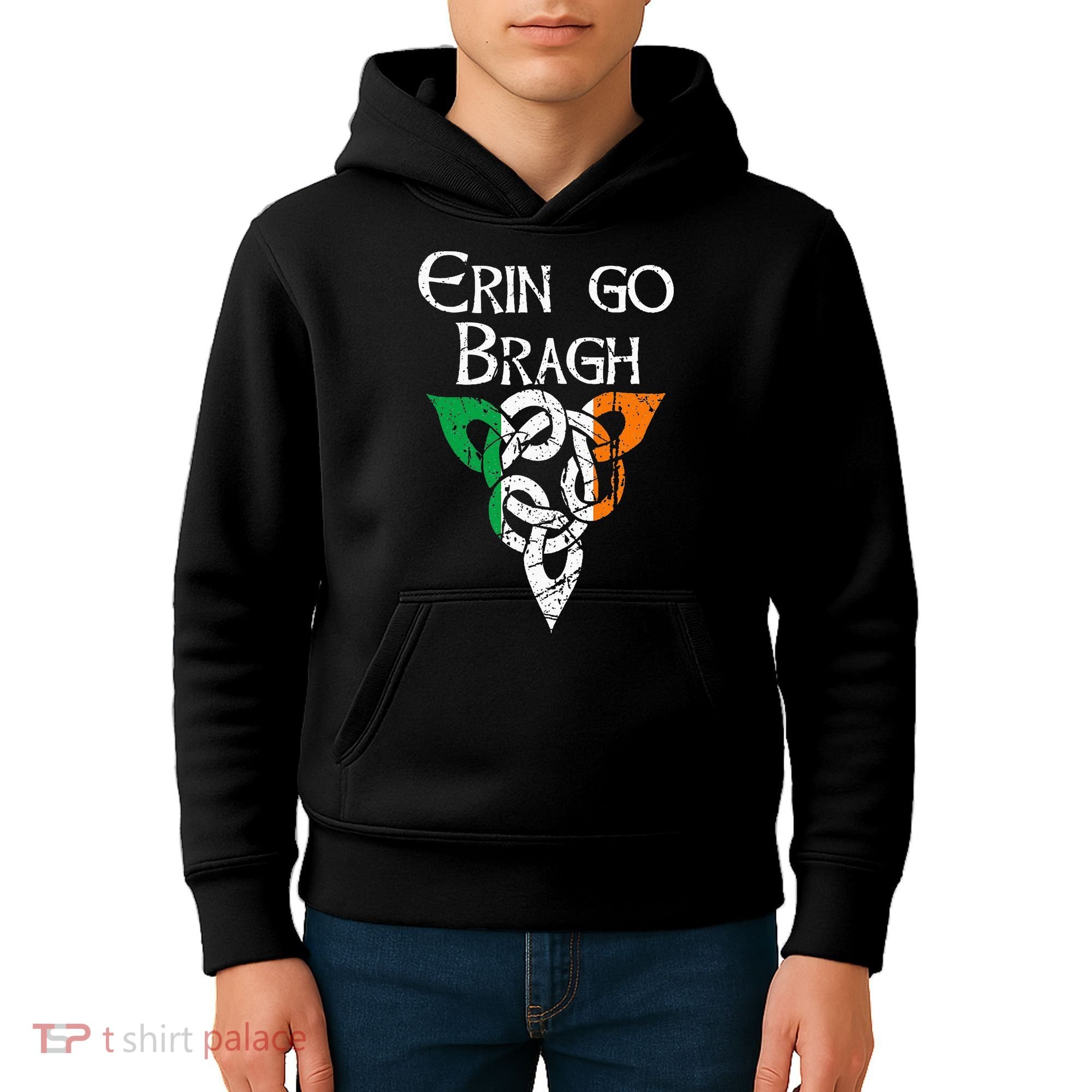 Ireland Celtic Trinity Knot Triquetra Irish Erin Go Bragh Kids Hoodie