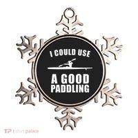 I Could Use A Good Paddling Funny Kayak Ornament thumb 0