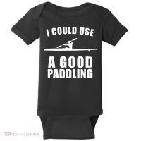 I Could Use A Good Paddling Funny Kayak Baby Bodysuit thumb 0