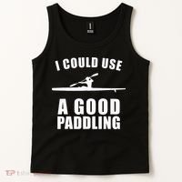 I Could Use A Good Paddling Funny Kayak Tank Top thumb 2