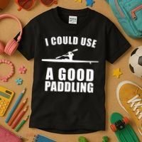 I Could Use A Good Paddling Funny Kayak Kids T-Shirt thumb 3