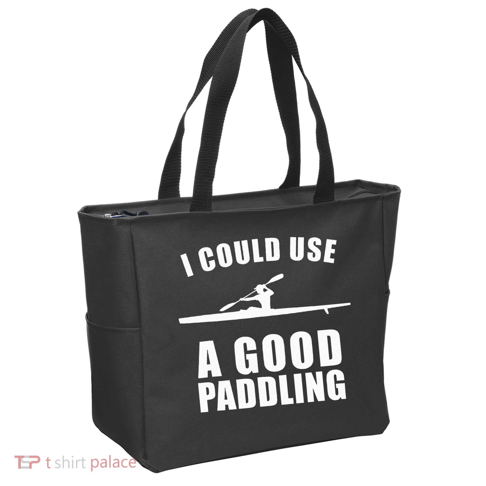 I Could Use A Good Paddling Funny Kayak Tote Bag