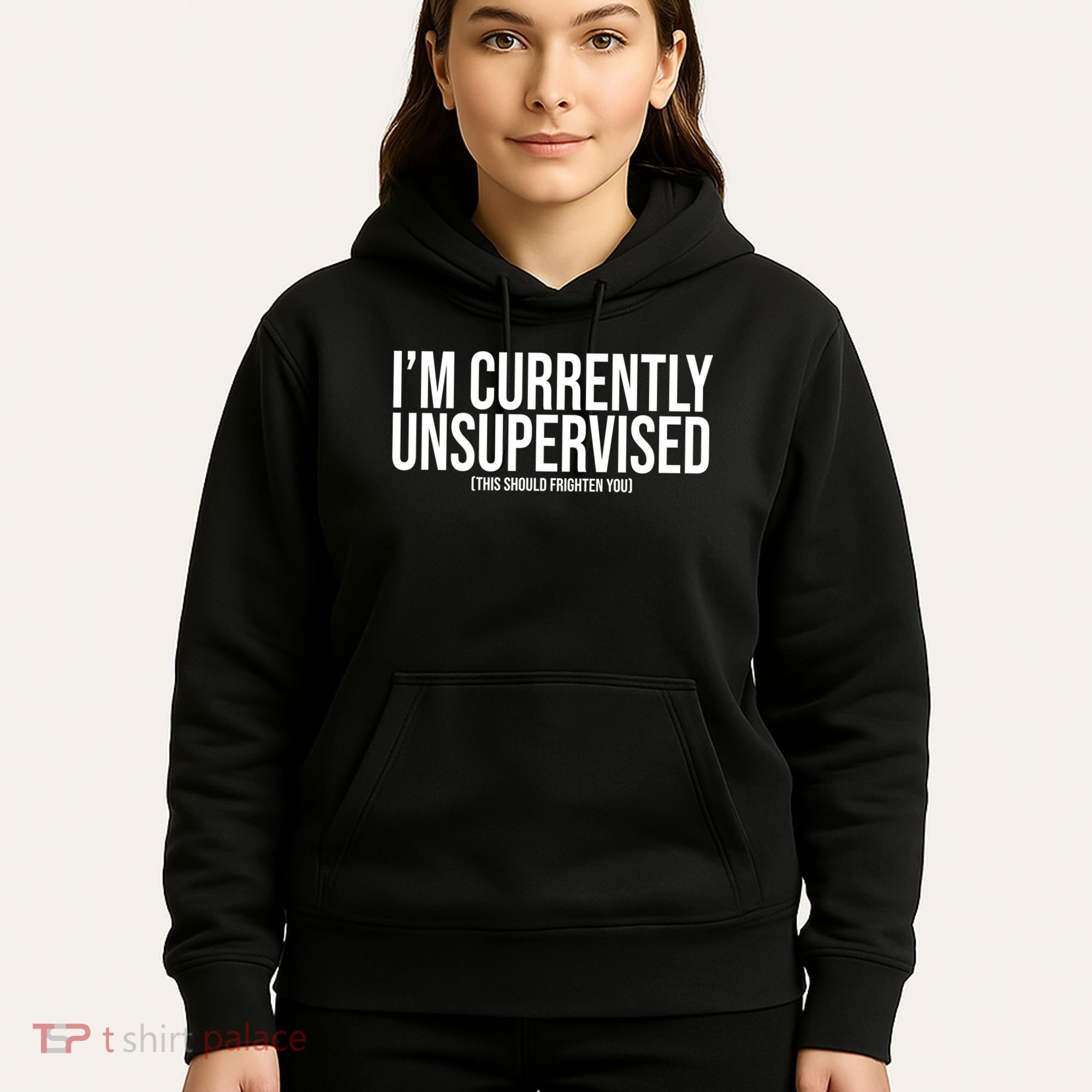 Im Currently Unsupervised This Should Frighten You Funny Hoodie