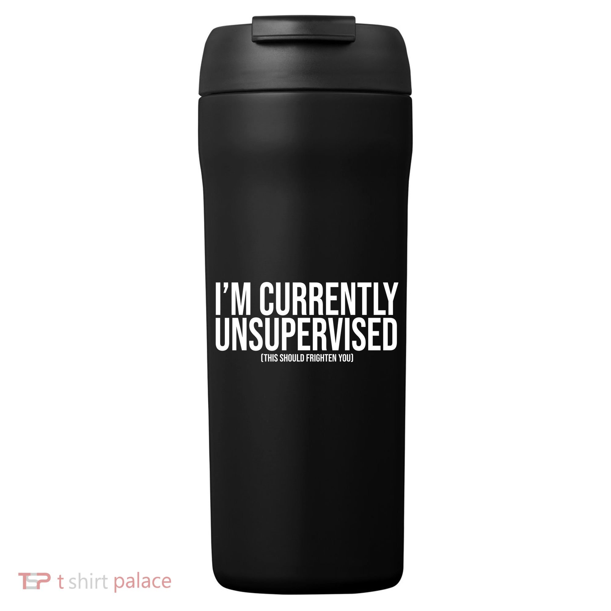 Im Currently Unsupervised This Should Frighten You Funny 24oz Duet Stainless Steel Tumbler