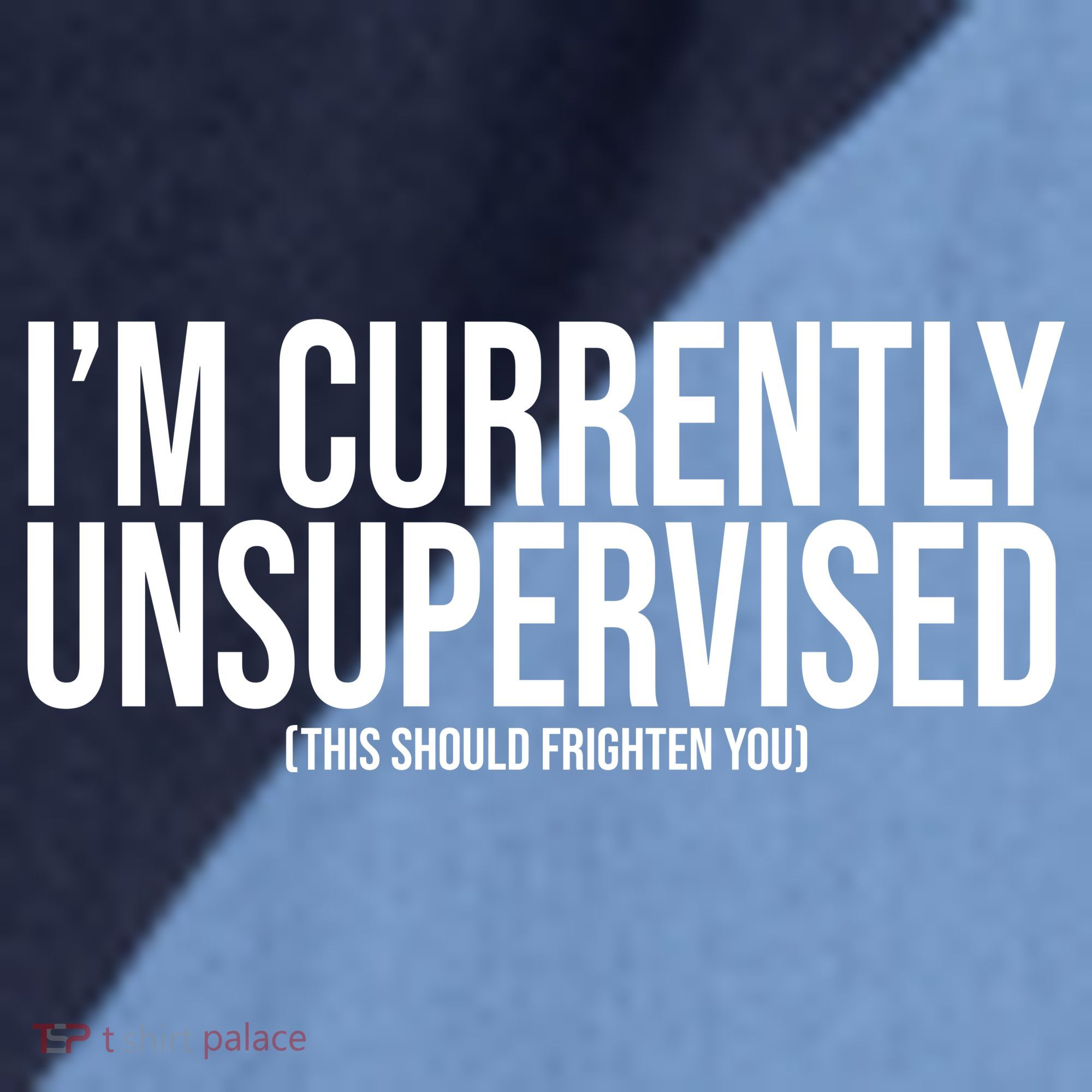 Im Currently Unsupervised This Should Frighten You Funny Raglan Baseball Sleeve Shirt