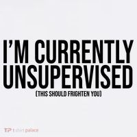 Im Currently Unsupervised This Should Frighten You Funny Comfort Colors Garment-Dyed Hooded Sweatshirt thumb 2