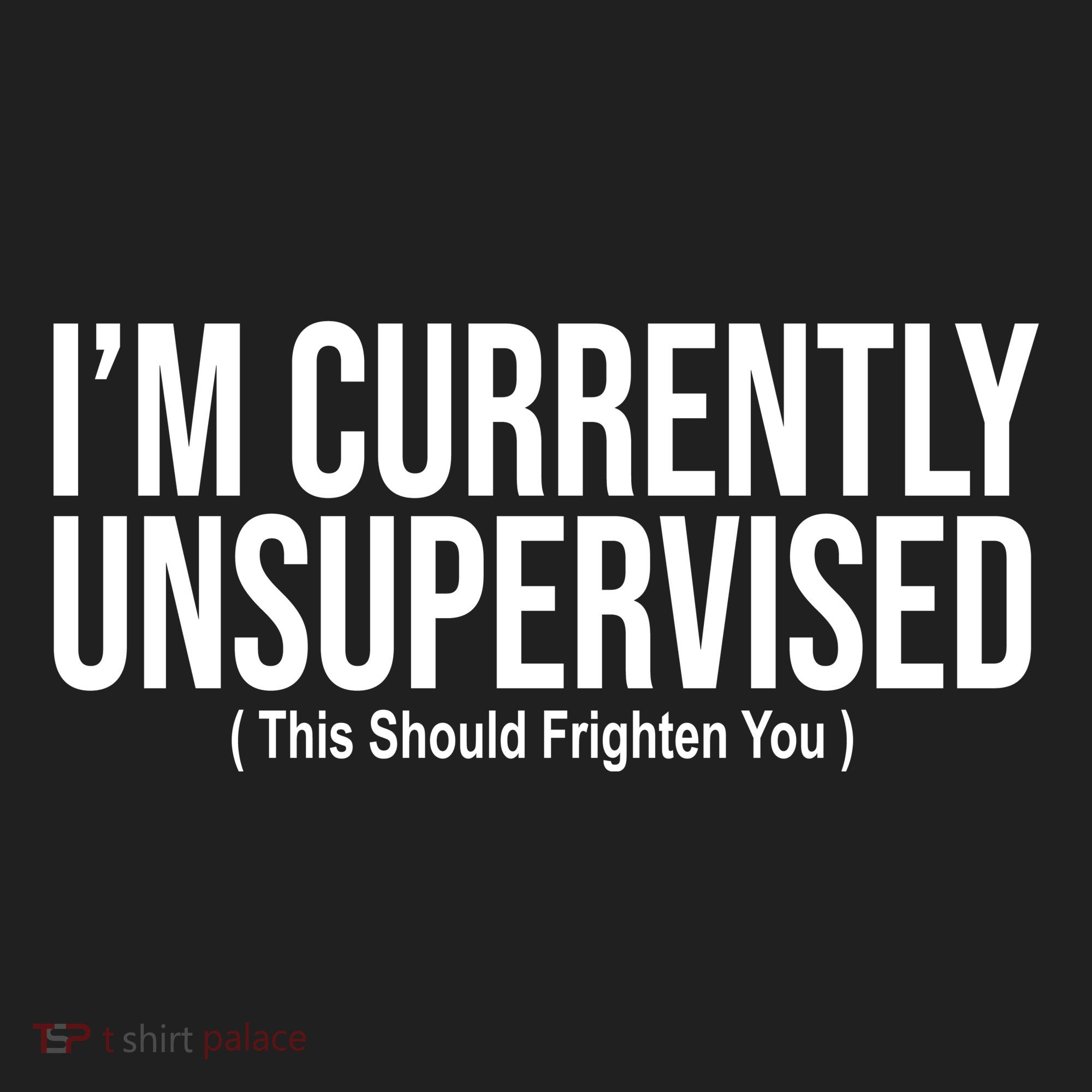 Im Currently Unsupervised This Should Frighten You Funny Women's Sweatshirt