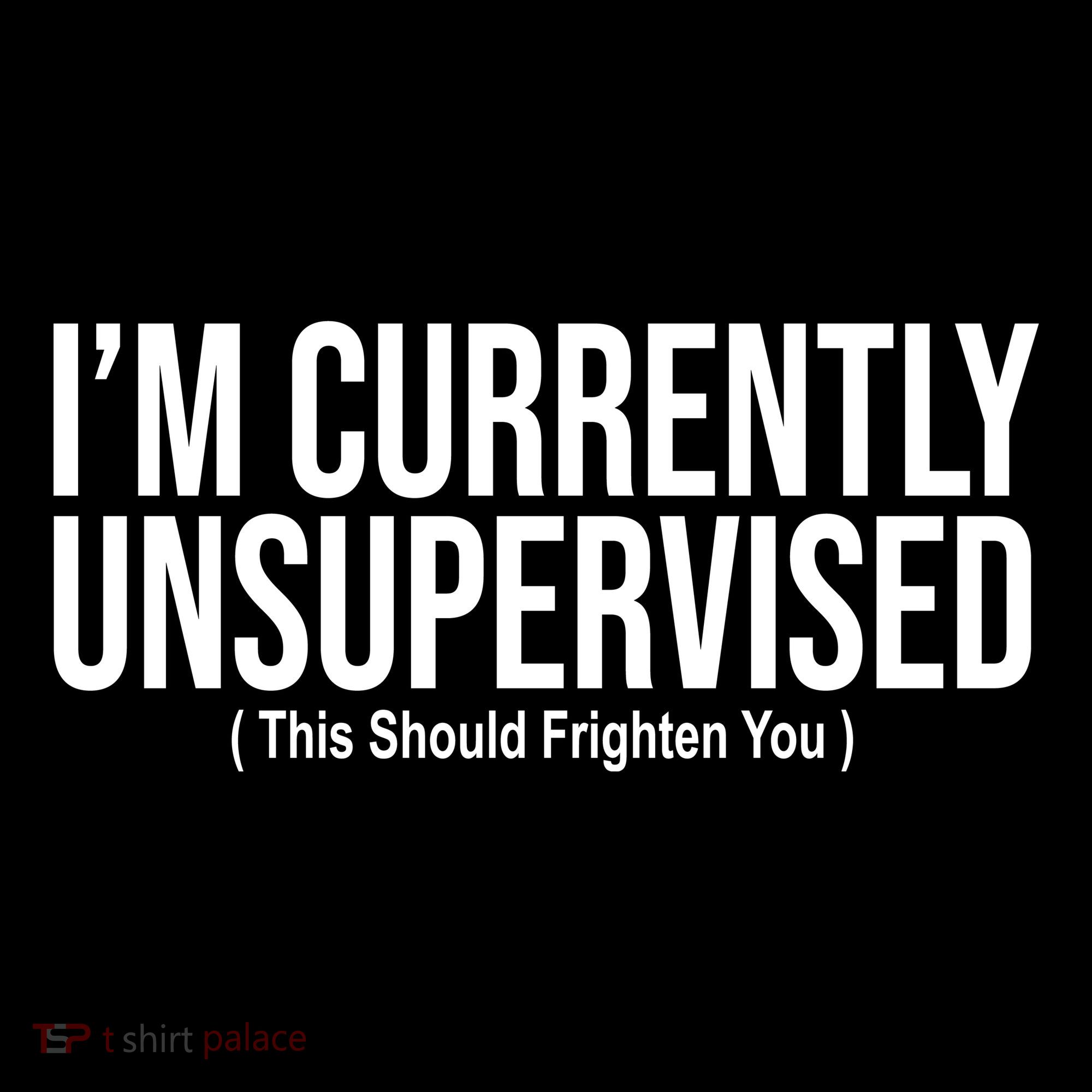 Im Currently Unsupervised This Should Frighten You Funny Tank Top