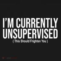 Im Currently Unsupervised This Should Frighten You Funny Kids T-Shirt thumb 4
