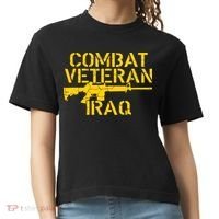 Iraq Combat Veteran Proud Comfort Colors Boxy T-Shirt thumb 0