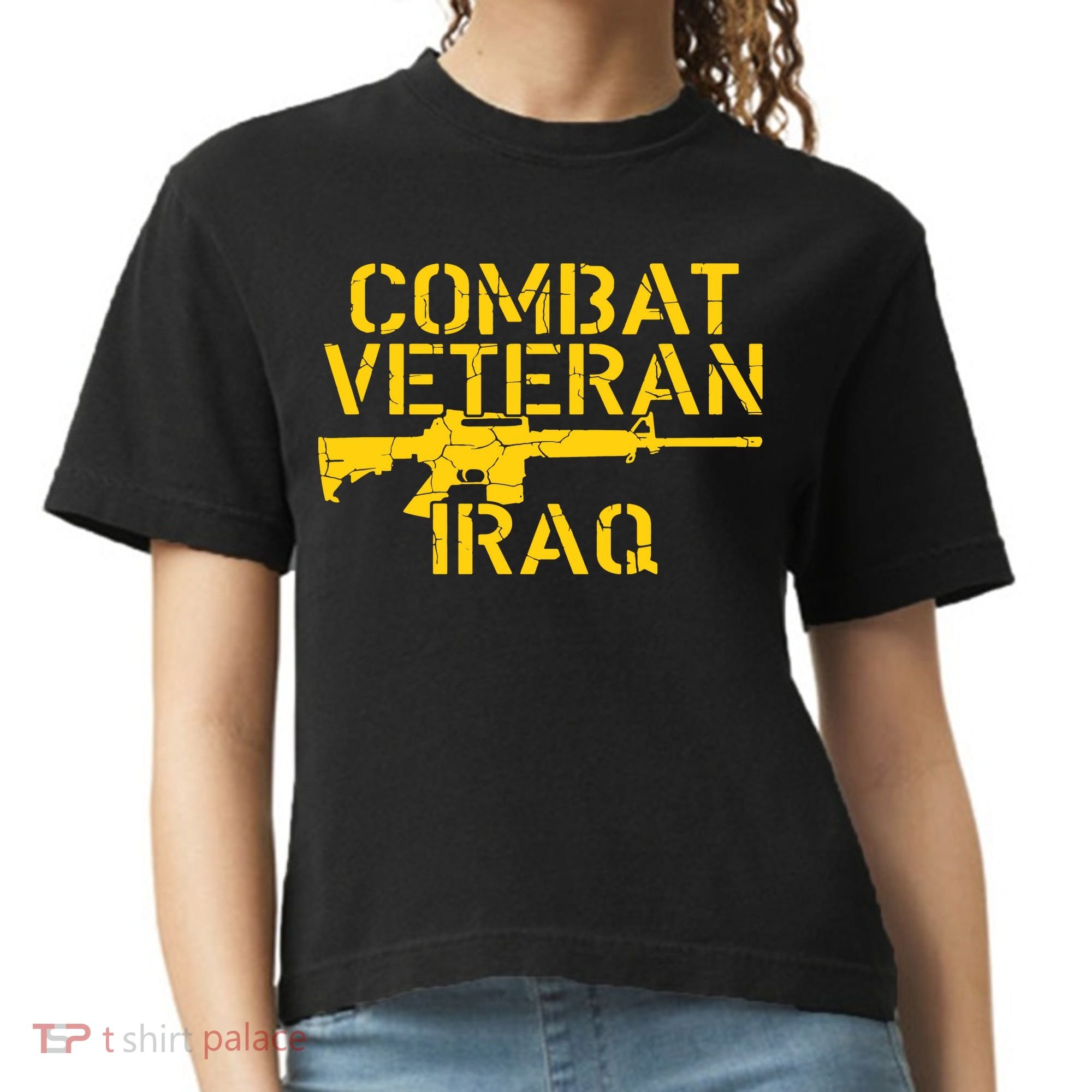Iraq Combat Veteran Proud Comfort Colors Boxy T-Shirt
