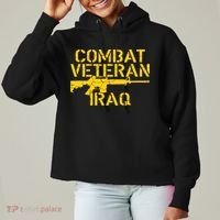 Iraq Combat Veteran Proud Ladies Heavyweight Boxy Pullover Hoodie thumb 0
