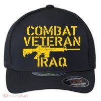 Iraq Combat Veteran Proud Flexfit Unipanel Trucker Cap thumb 0