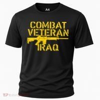 Iraq Combat Veteran Proud Cooling Performance Crew T-Shirt thumb 0