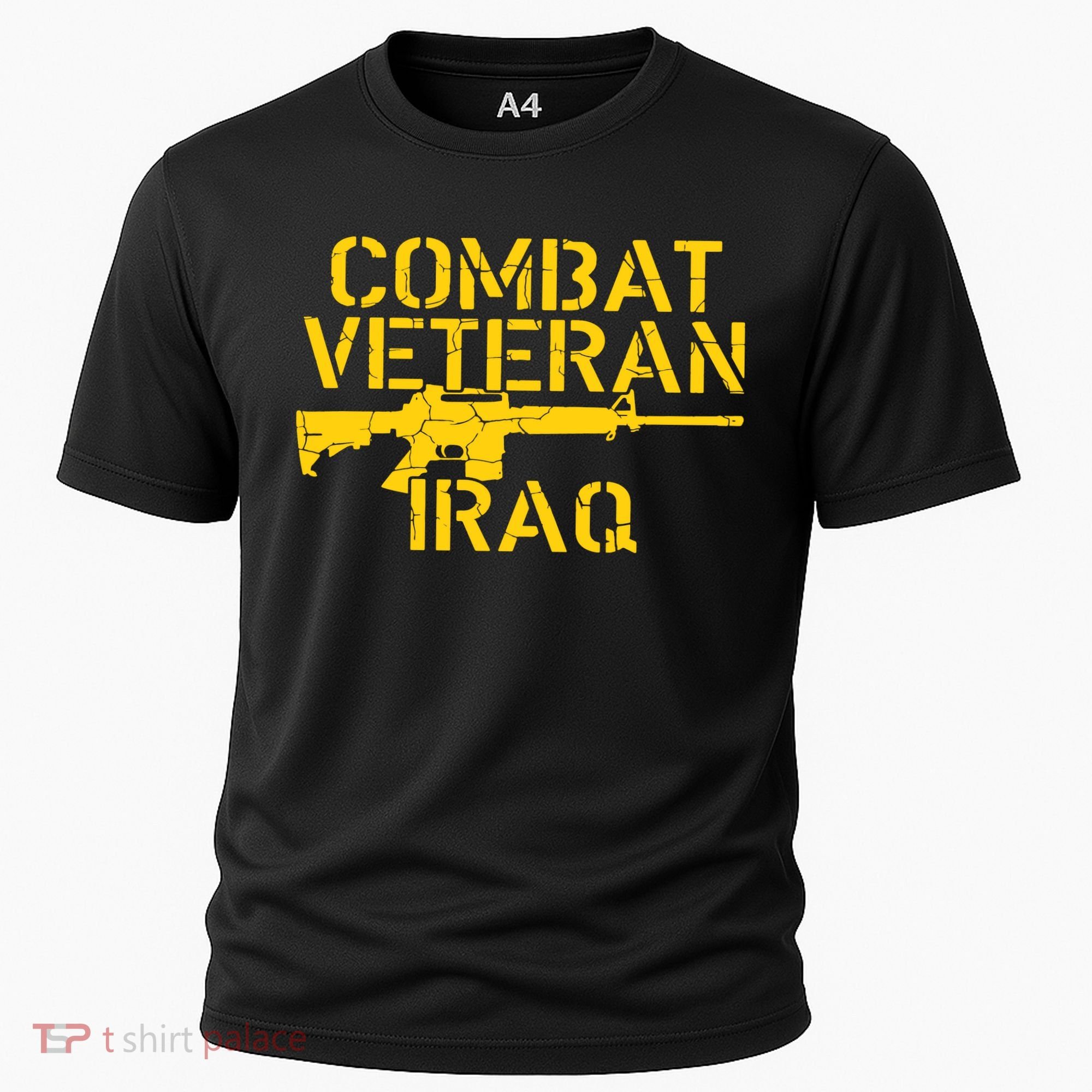 Iraq Combat Veteran Proud Cooling Performance Crew T-Shirt