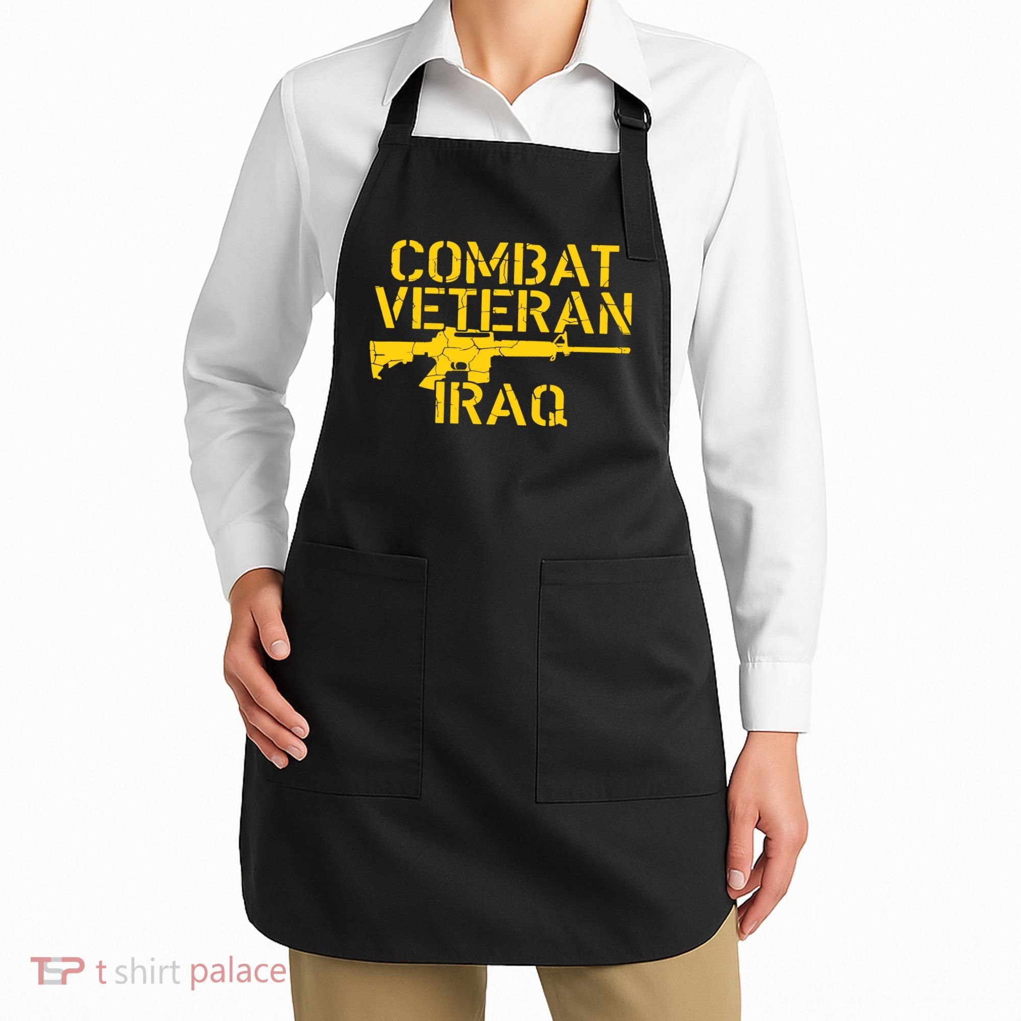 Iraq Combat Veteran Proud Apron