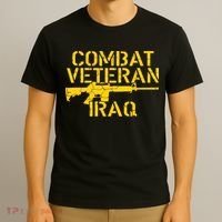 Iraq Combat Veteran Proud T-Shirt thumb 3
