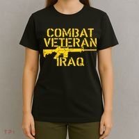 Iraq Combat Veteran Proud T-Shirt thumb 4