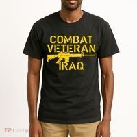 Iraq Combat Veteran Proud Tall T-Shirt thumb 2