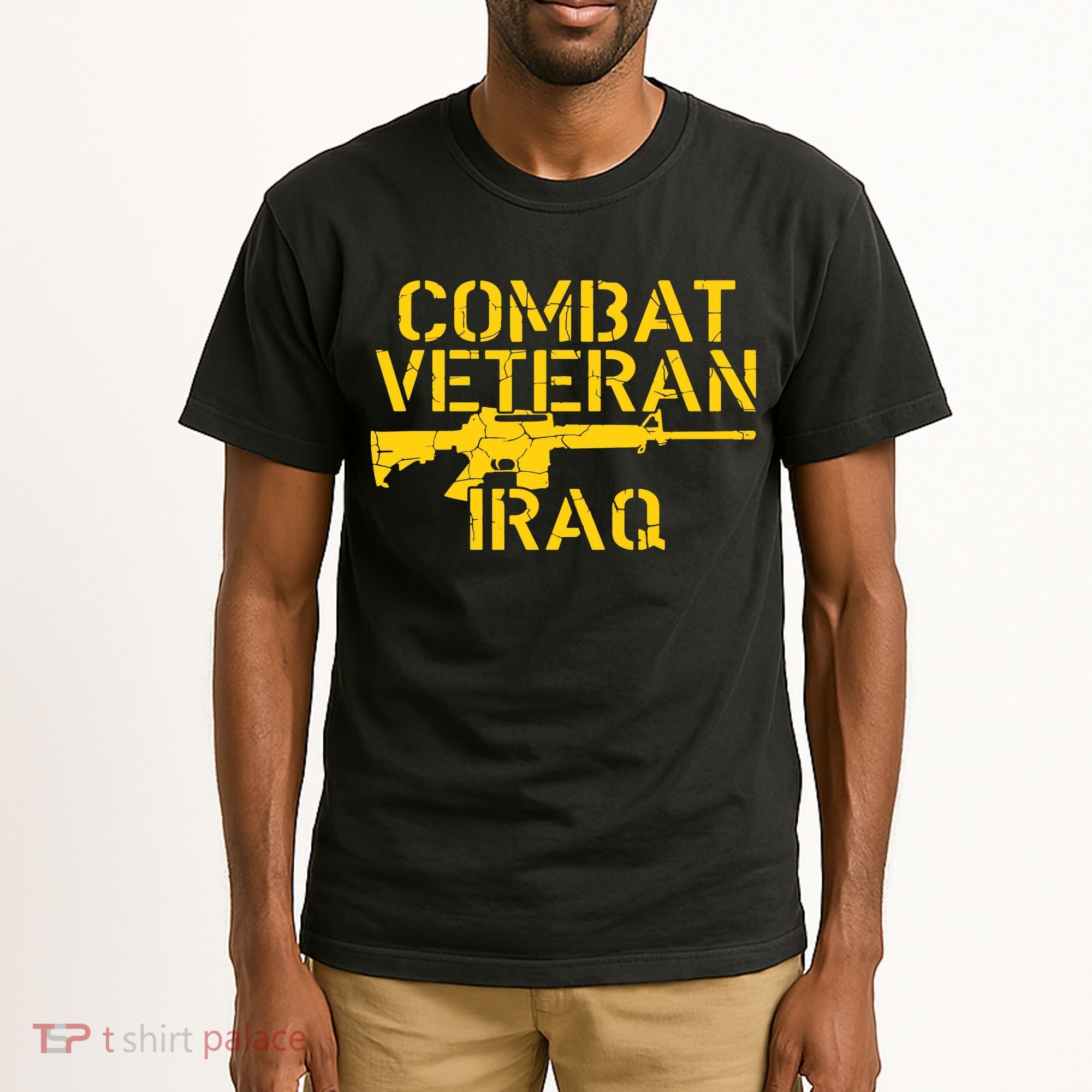 Iraq Combat Veteran Proud Tall T-Shirt