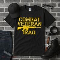 Iraq Combat Veteran Proud Tall T-Shirt thumb 3