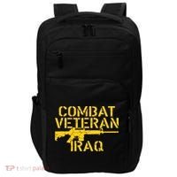 Iraq Combat Veteran Proud Impact Tech Backpack thumb 0