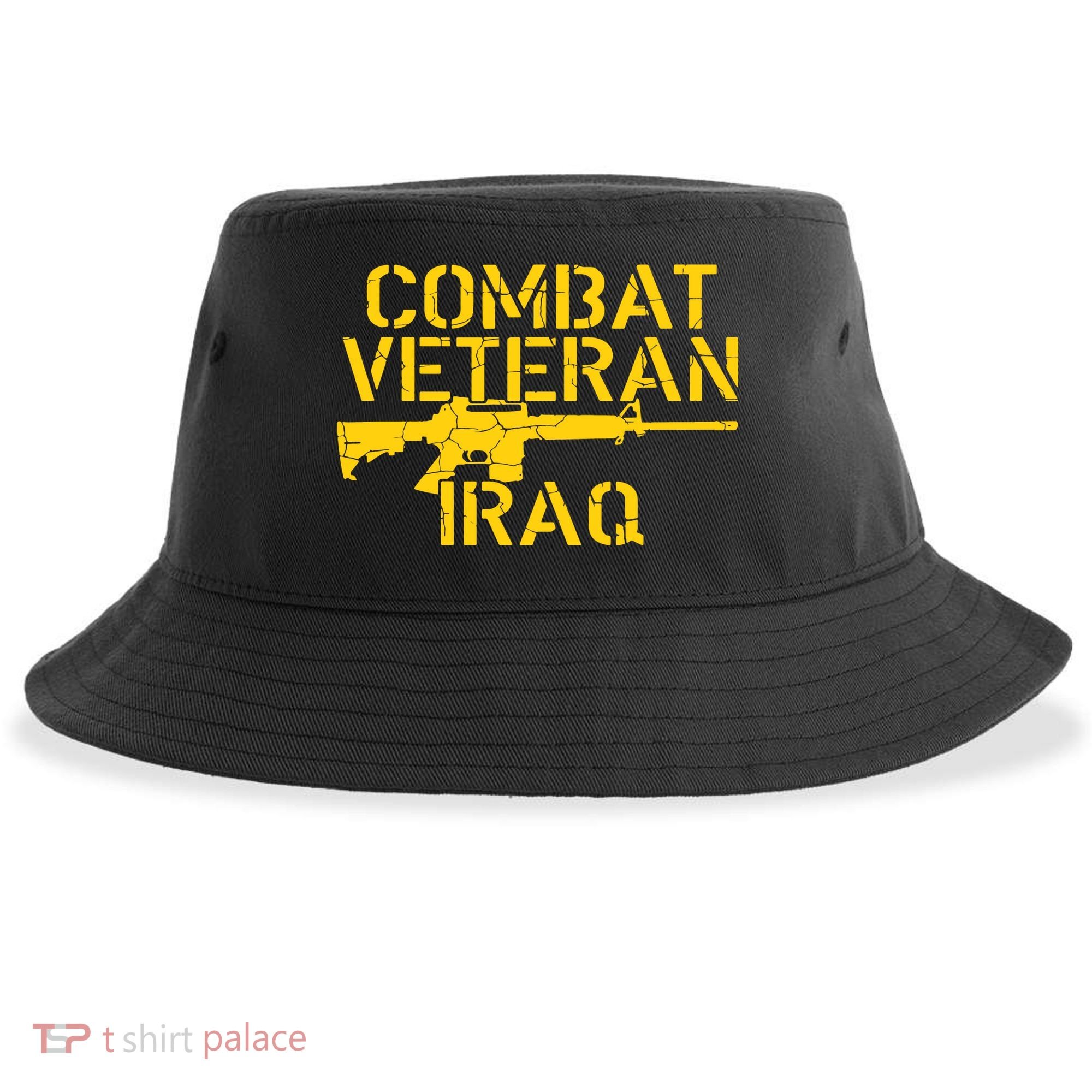 Iraq Combat Veteran Proud Sustainable Bucket Hat