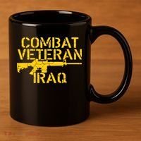 Iraq Combat Veteran Proud 11oz C Handle Ceramic Mug thumb 3