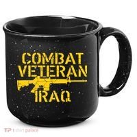 Iraq Combat Veteran Proud 15oz Campfire Ceramic Mug thumb 0