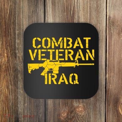 Iraq Combat Veteran Proud Coaster