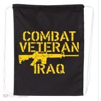 Iraq Combat Veteran Proud Drawstring Bag thumb 0