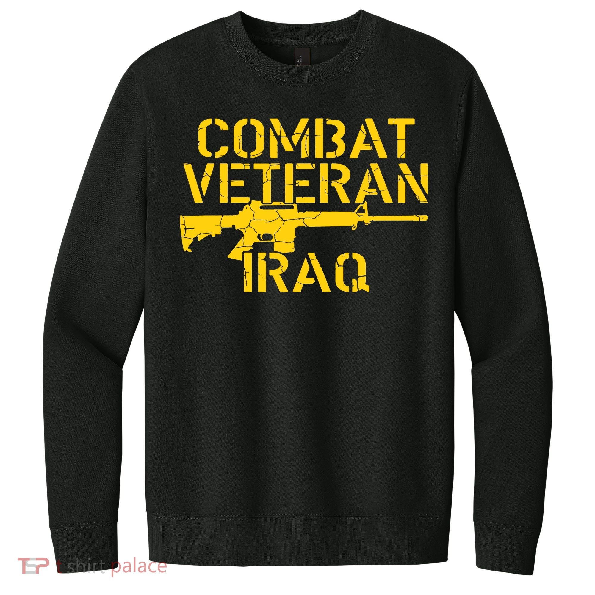 Iraq Combat Veteran Proud V.I.T. Fleece Crew Sweatshirt