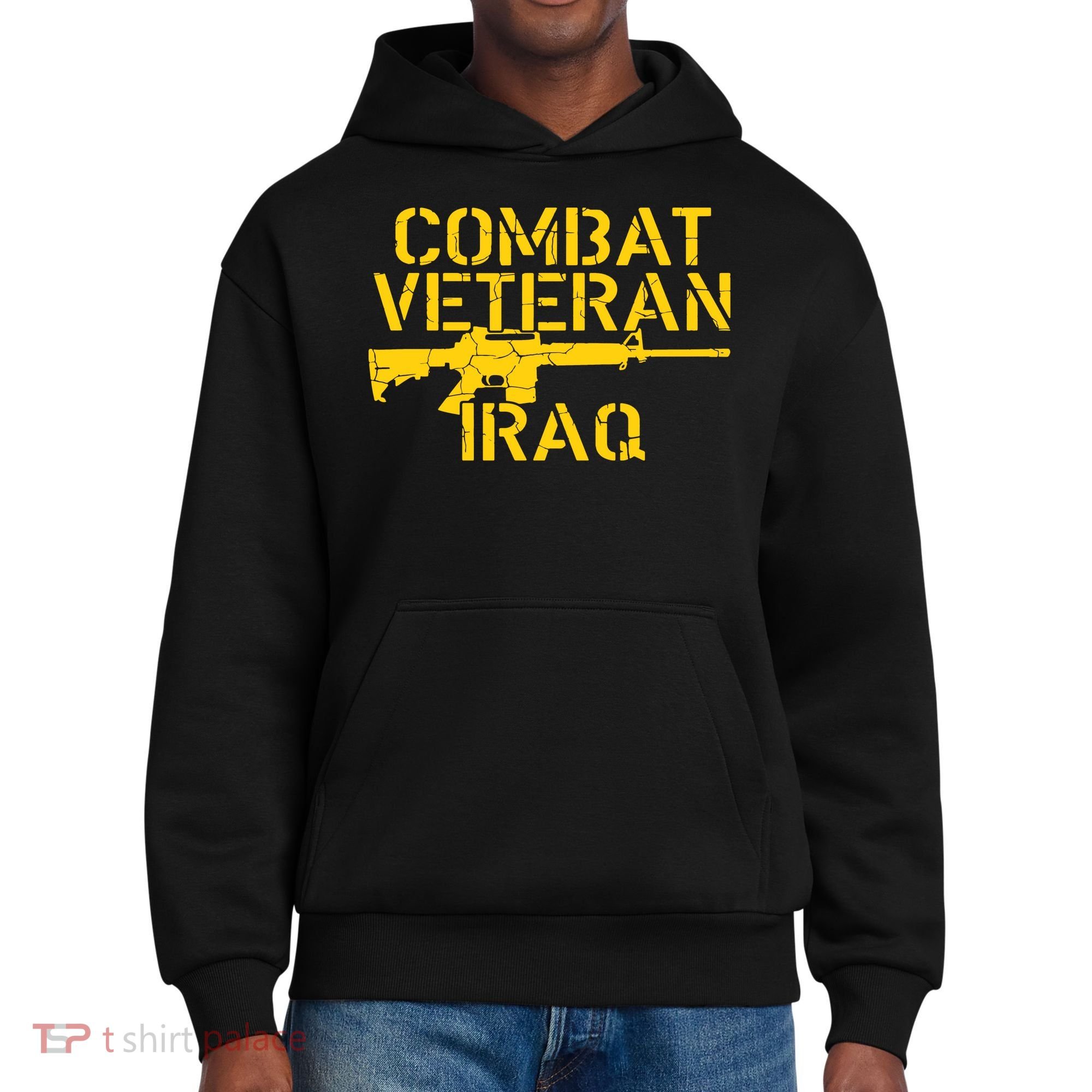Iraq Combat Veteran Proud District V.I.T. Heavyweight Hoodie