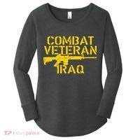 Iraq Combat Veteran Proud Women's Perfect Tri Tunic Long Sleeve Shirt thumb 0