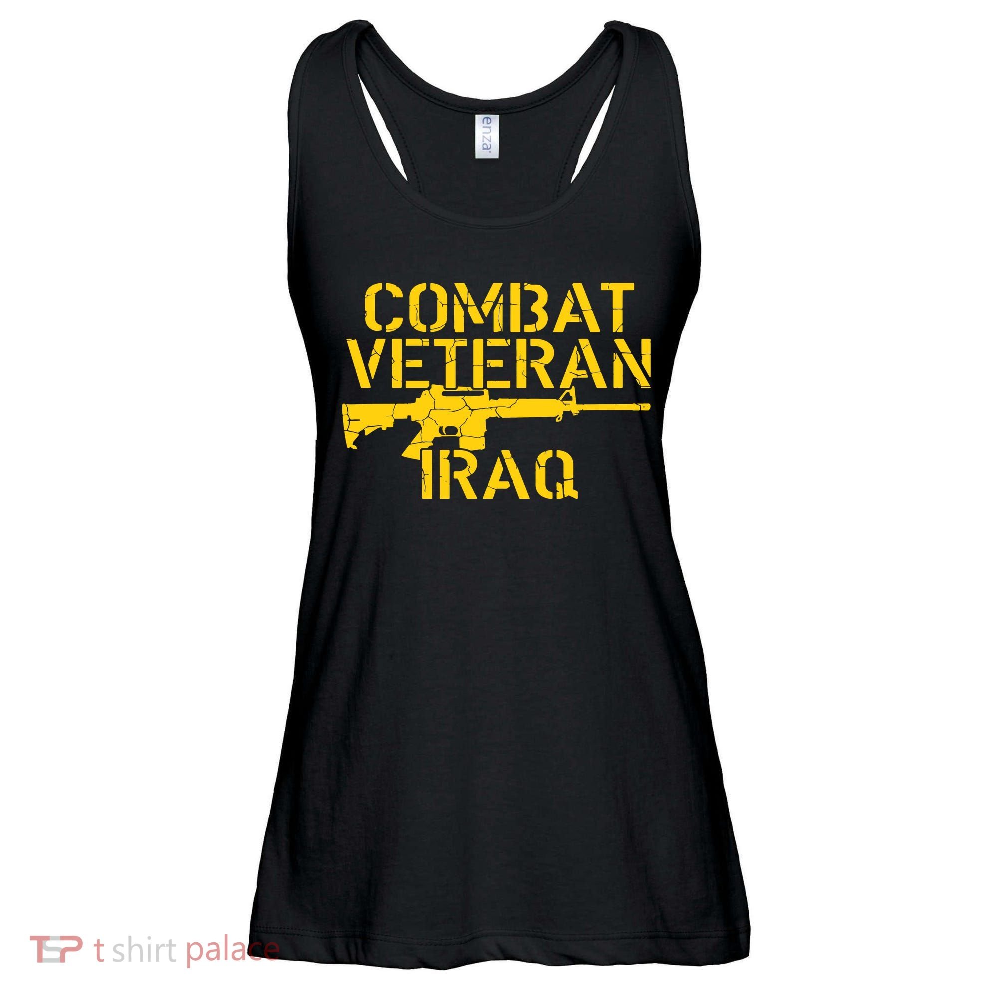 Iraq Combat Veteran Proud Ladies Essential Flowy Tank