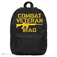 Iraq Combat Veteran Proud 16 in Basic Backpack thumb 0