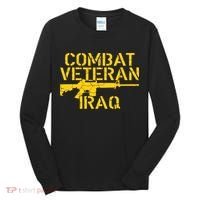 Iraq Combat Veteran Proud Tall Long Sleeve Shirt thumb 0