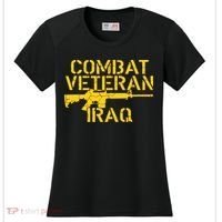 Iraq Combat Veteran Proud Women's Cooling Performance Crew T-Shirt thumb 0