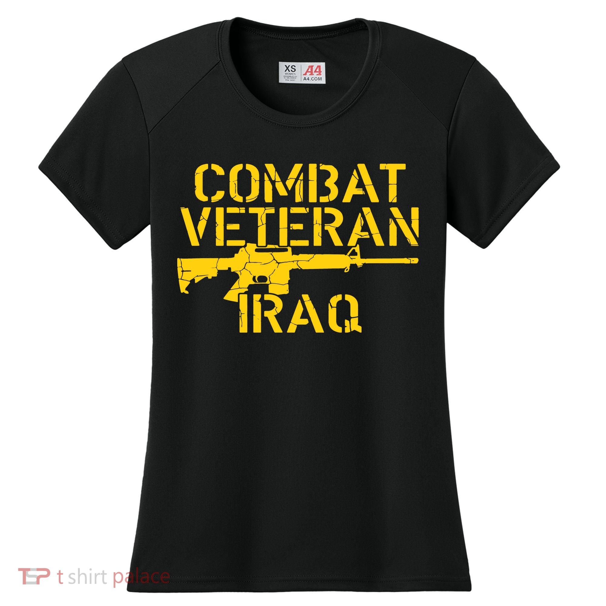 Iraq Combat Veteran Proud Women's Cooling Performance Crew T-Shirt
