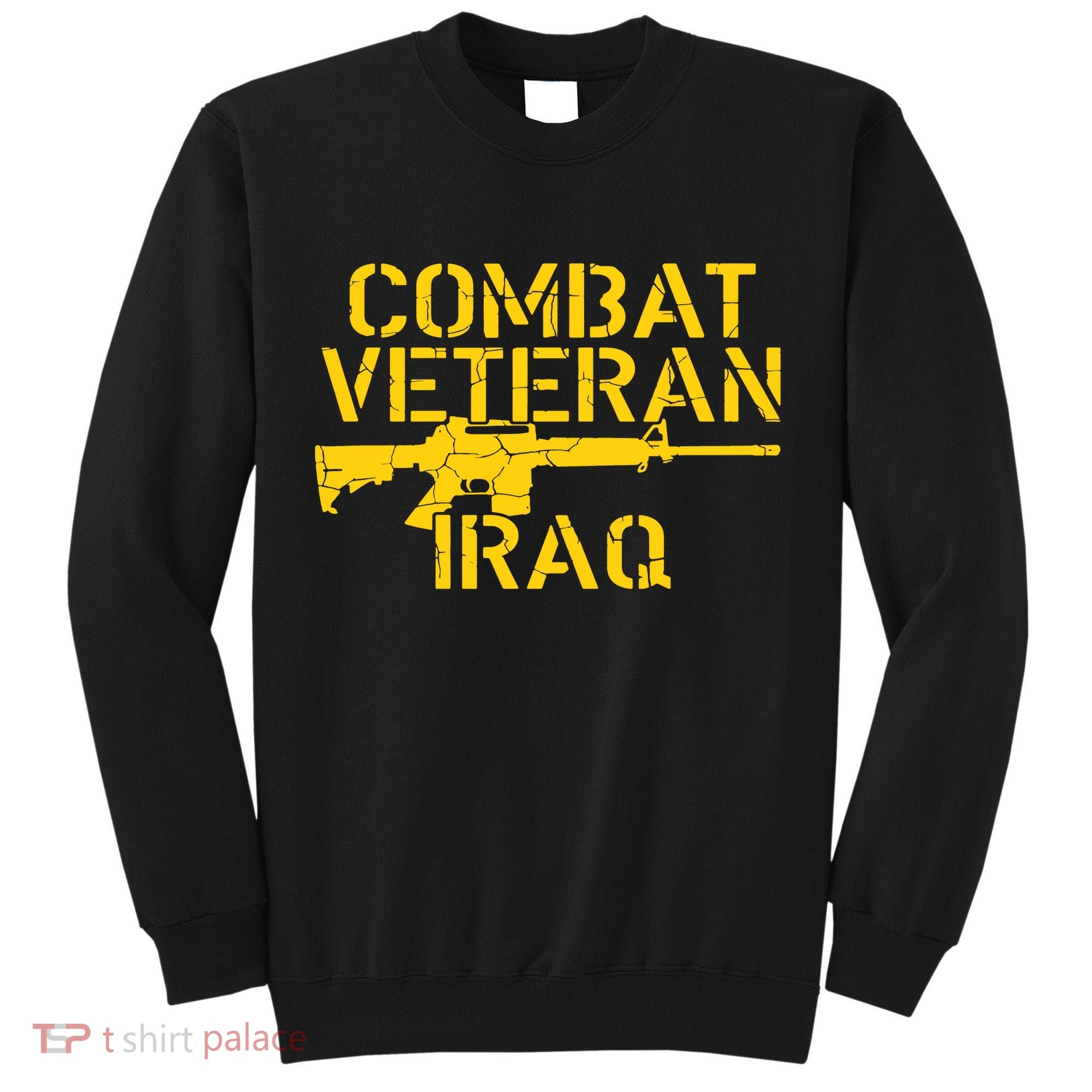 Iraq Combat Veteran Proud Tall Sweatshirt