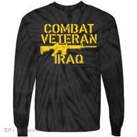 Iraq Combat Veteran Proud Tie-Dye Long Sleeve Shirt thumb 0