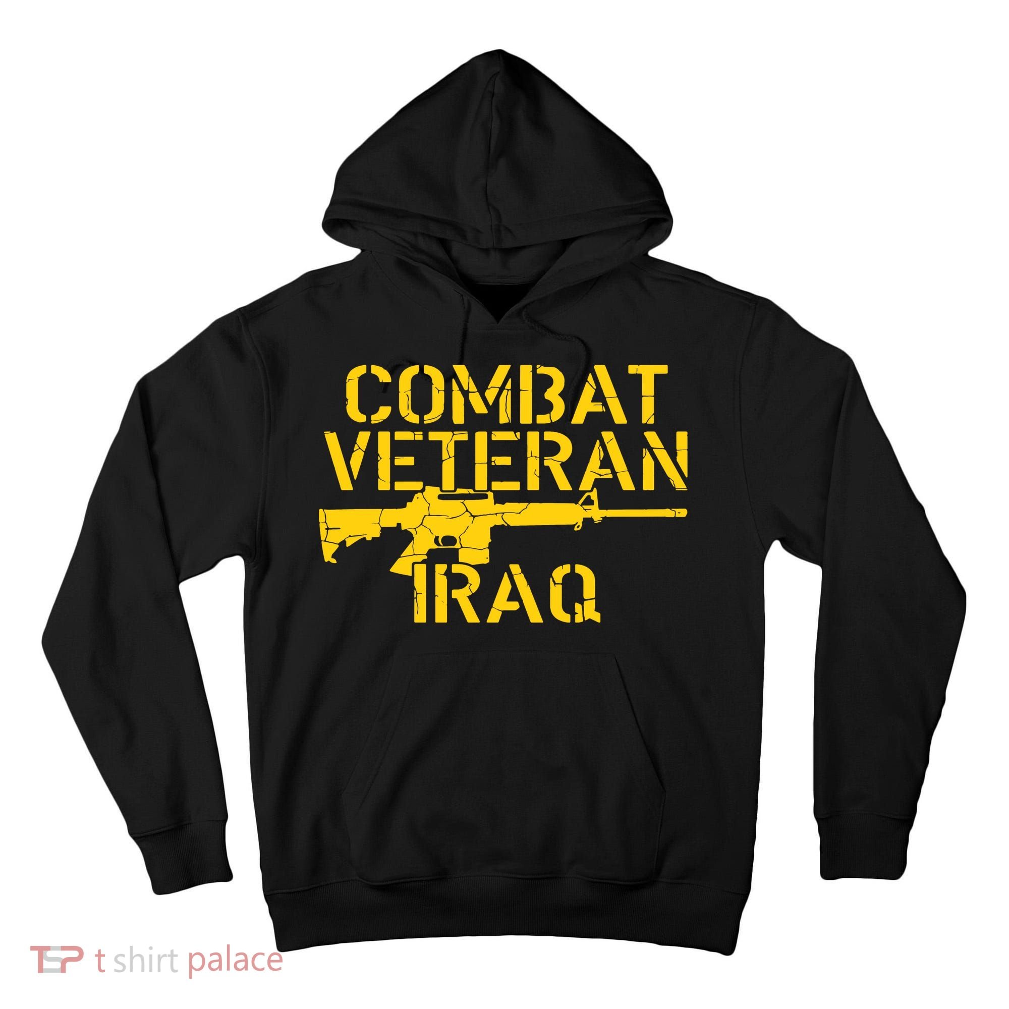 Iraq Combat Veteran Proud Tall Hoodie