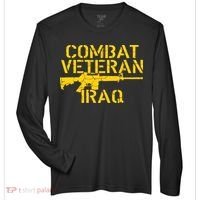 Iraq Combat Veteran Proud Zone Performance Long-Sleeve T-Shirt thumb 0