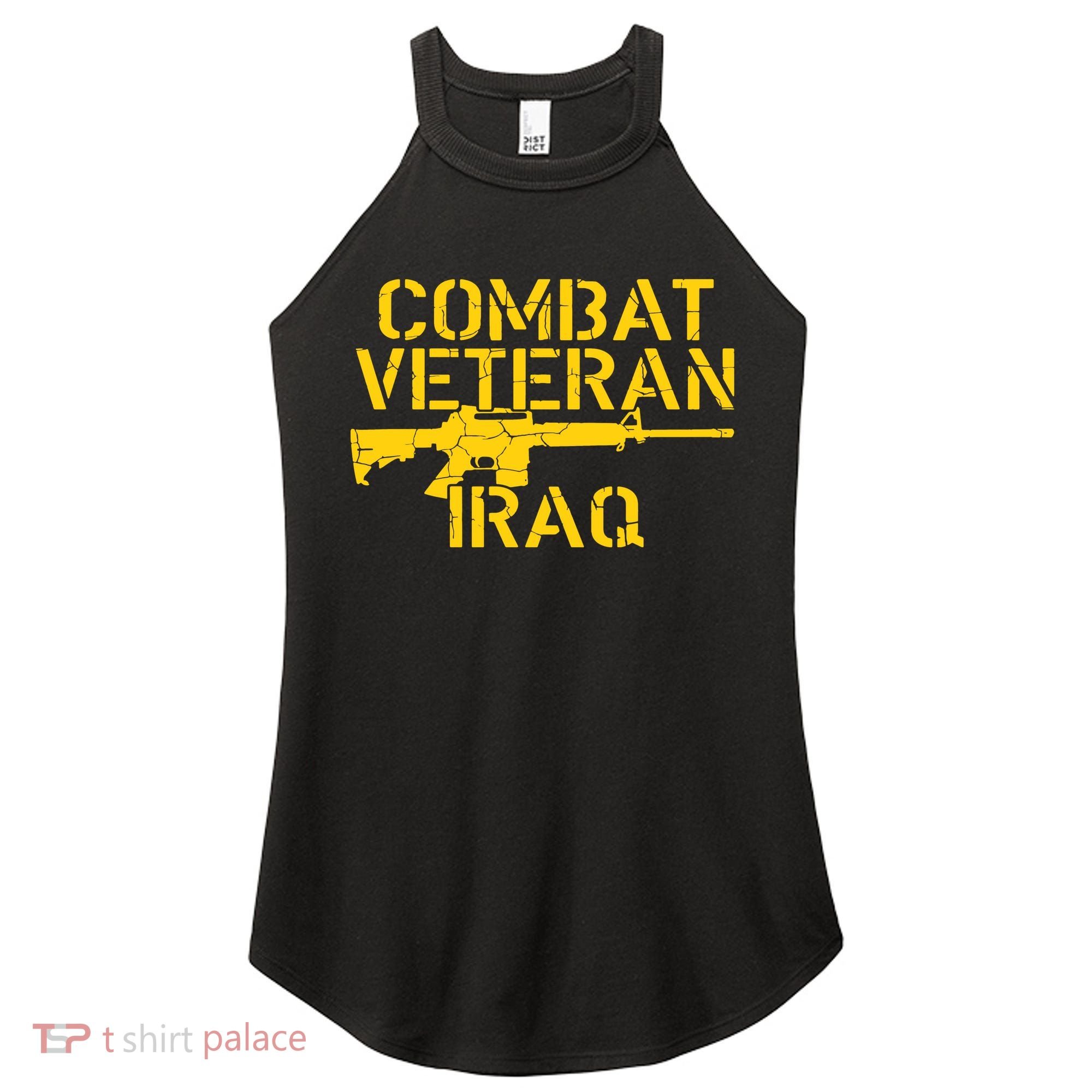 Iraq Combat Veteran Proud Women's Perfect Tri Rocker Tank