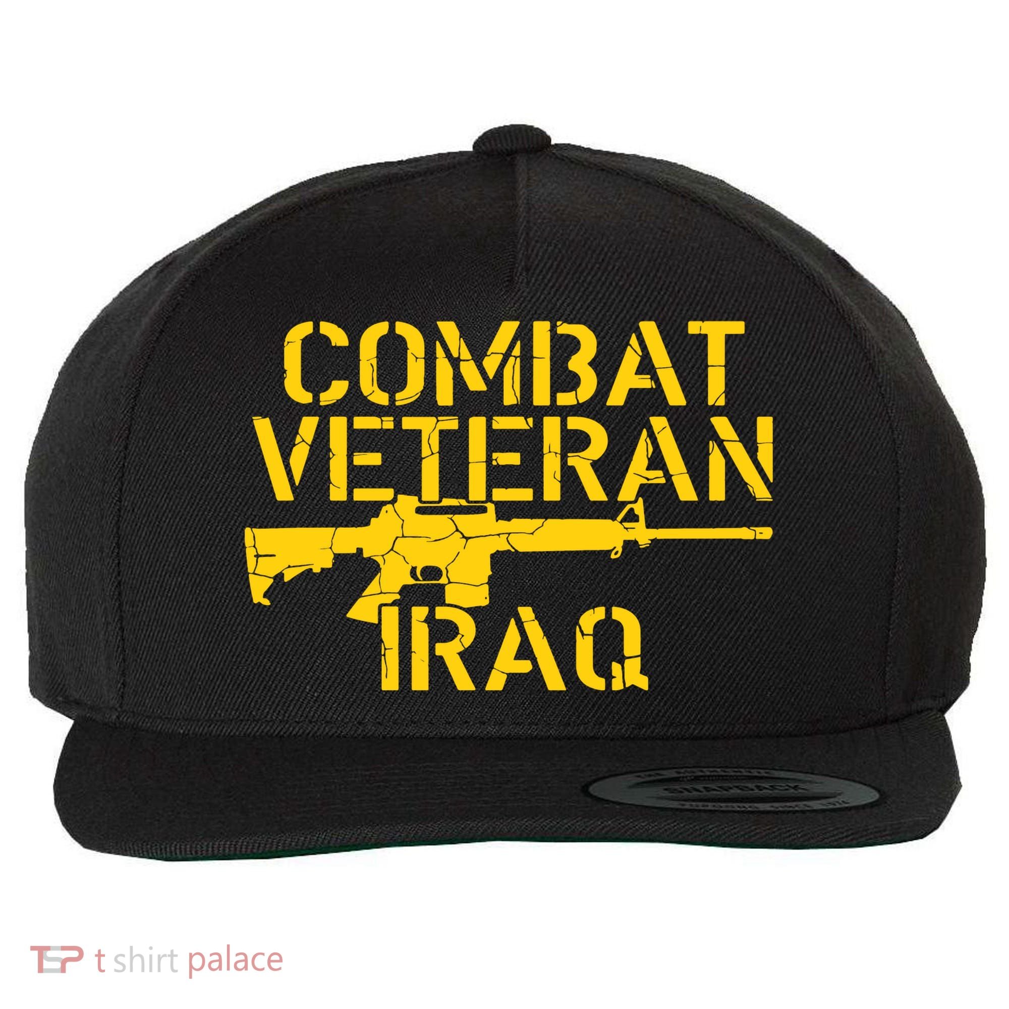 Iraq Combat Veteran Proud Wool Snapback Cap