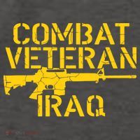 Iraq Combat Veteran Proud Vector Backpack thumb 2