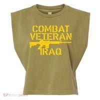 Iraq Combat Veteran Proud Garment-Dyed Women's Muscle Tee thumb 0