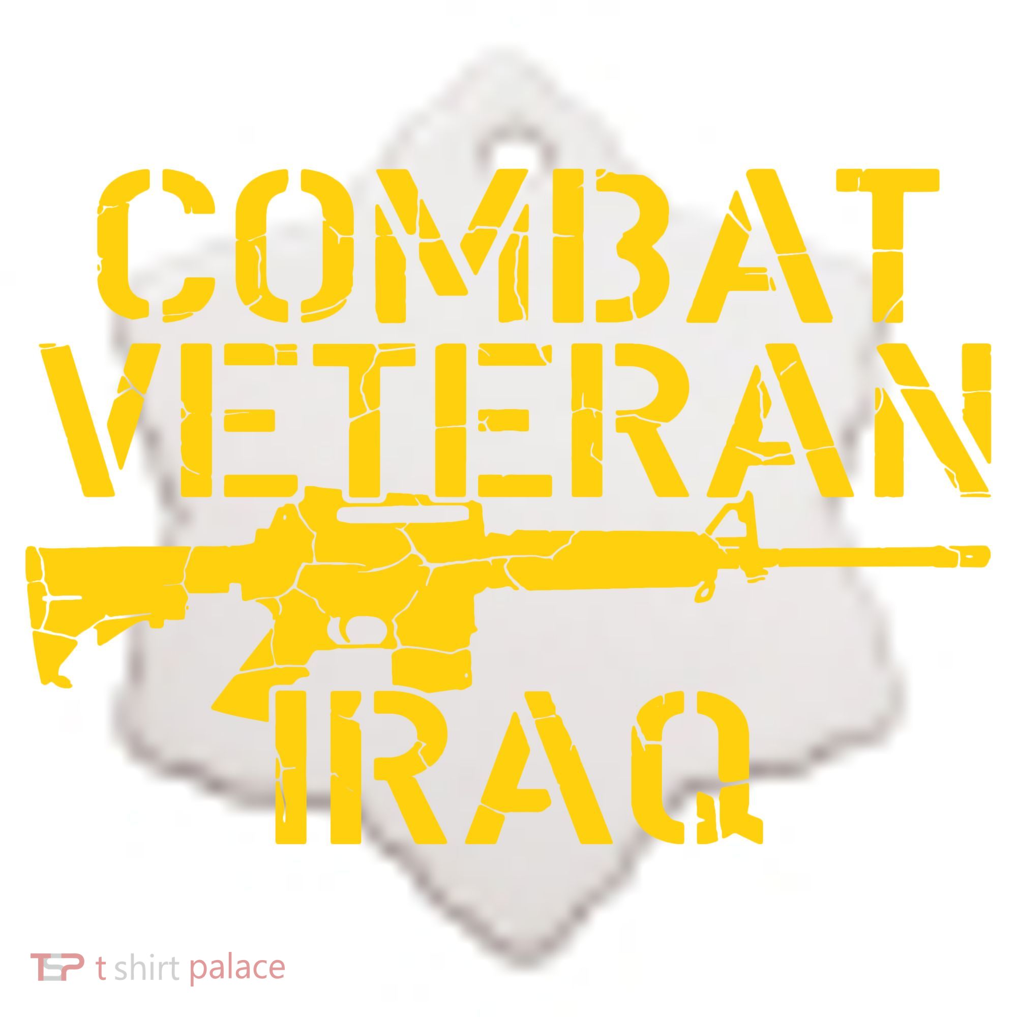 Iraq Combat Veteran Proud Ceramic Ornament