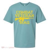 Iraq Combat Veteran Proud Sueded Cloud Jersey T-Shirt thumb 0