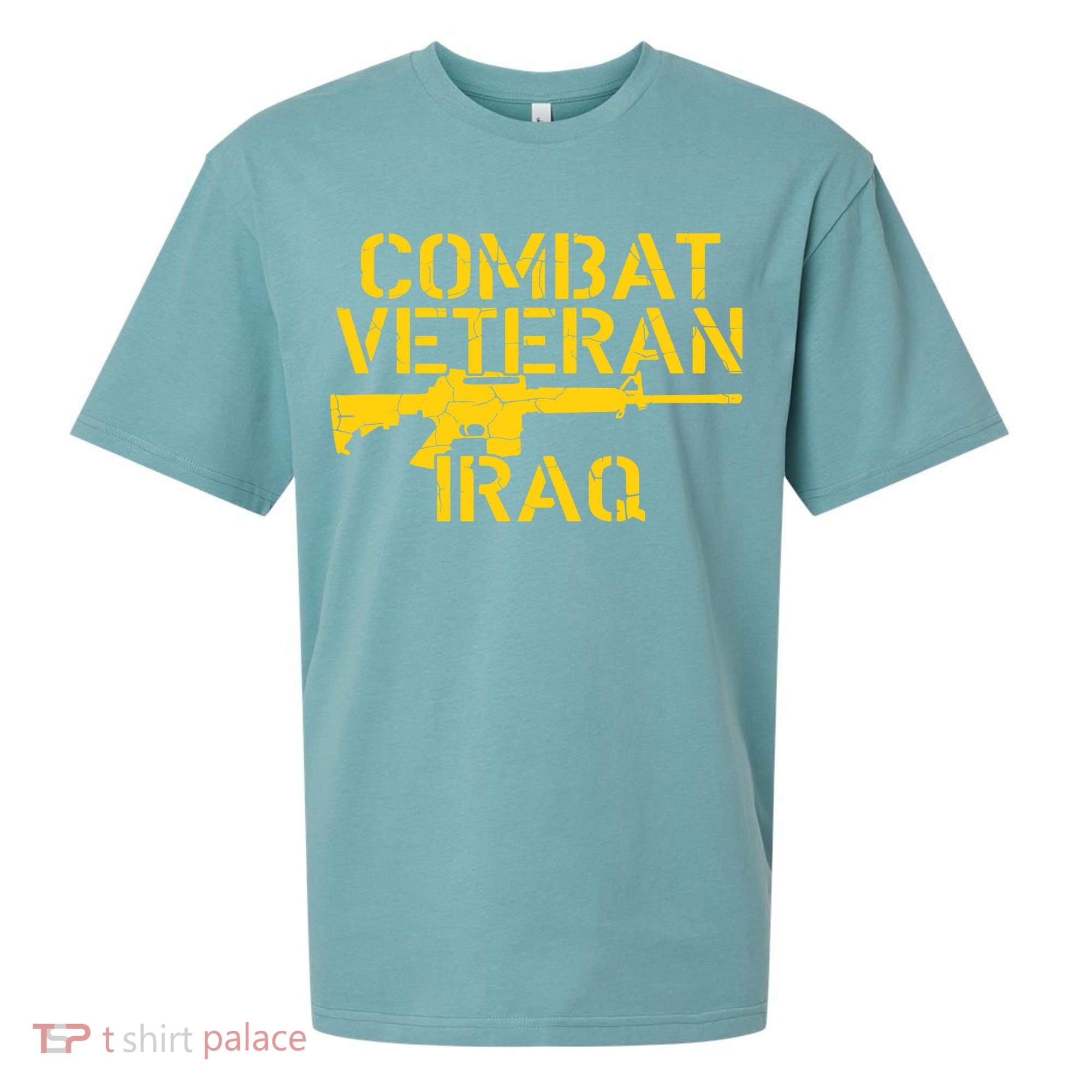 Iraq Combat Veteran Proud Sueded Cloud Jersey T-Shirt